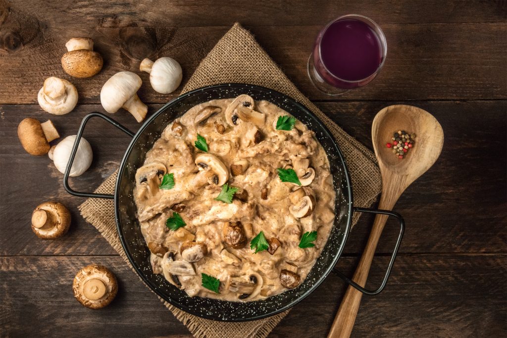 Warming mushroom stroganoff - AustralianFarmers